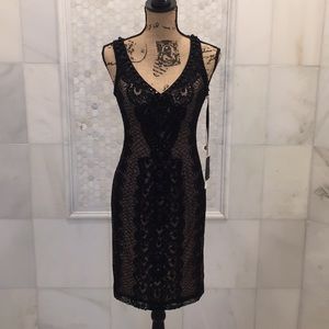Sue Wong black beaded dress